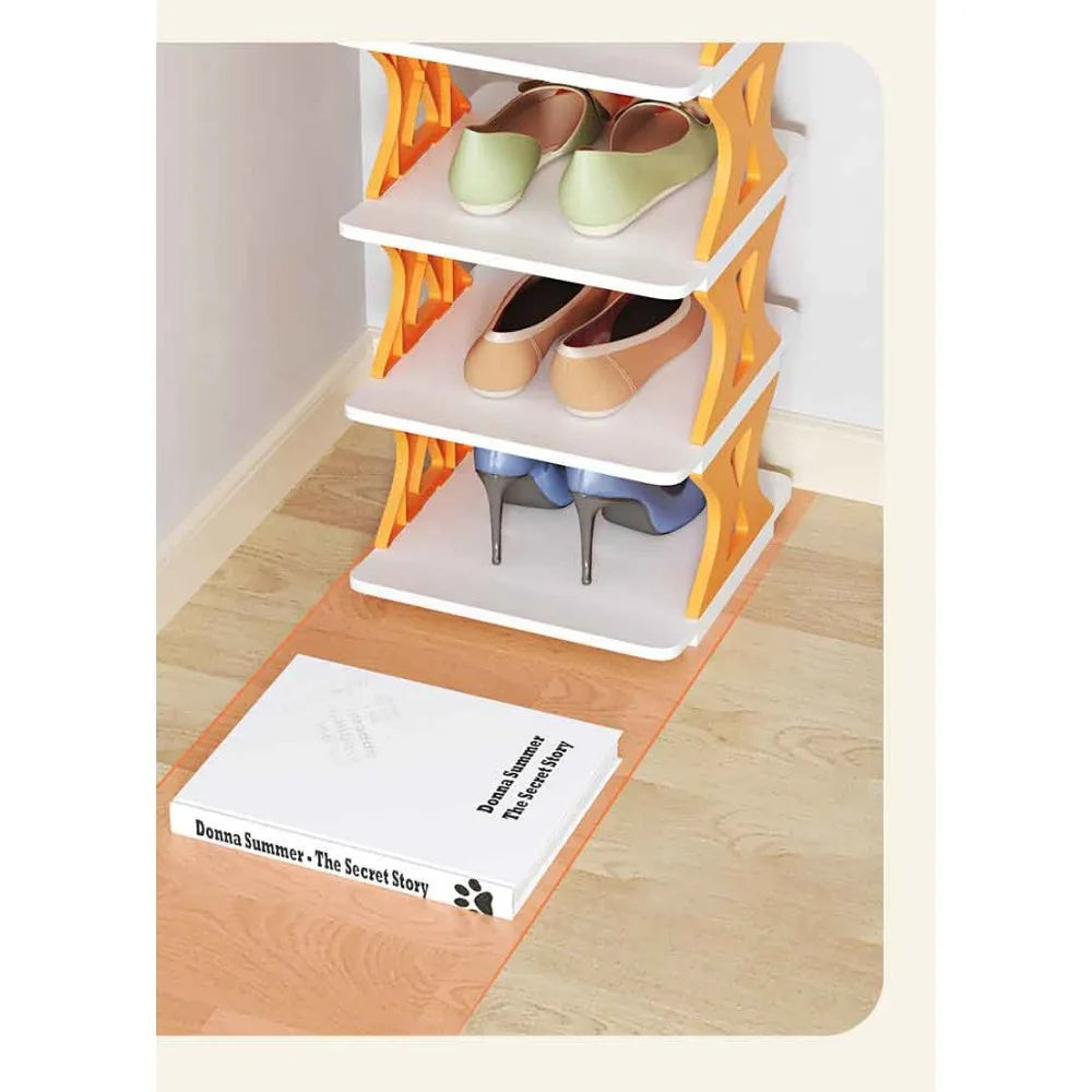 Tahoe Essentials Multi-Layer Plastic Shoe Rack – Organize with Style